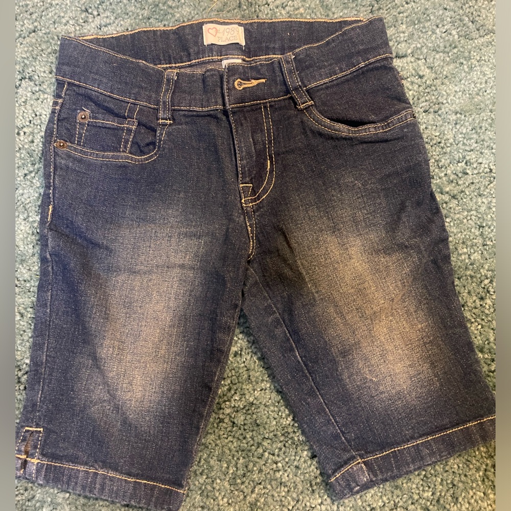 Kids Denim Bermuda Shorts
